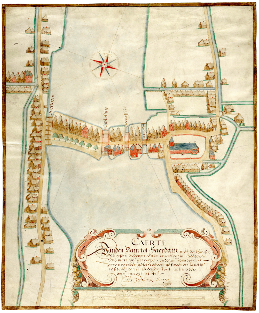 Caerte vanden Dam tot Saerdam 1648
