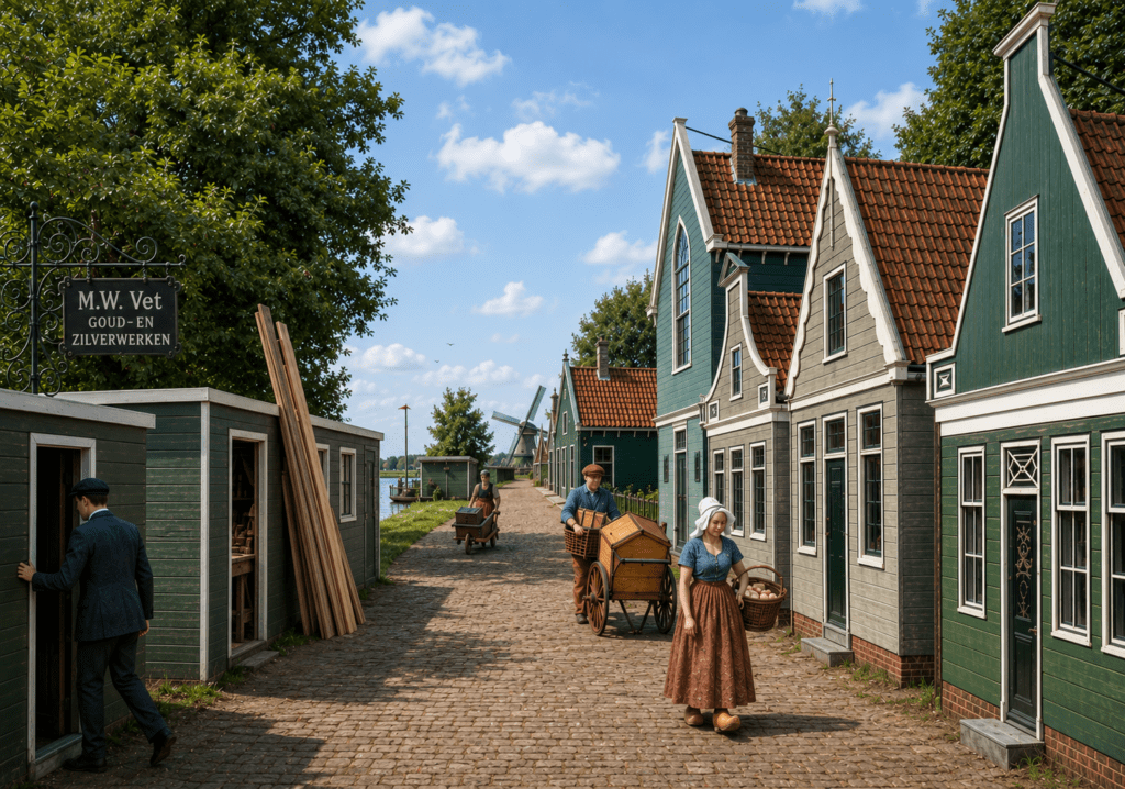 Artistieke bewerking van Het Zeijlpad in 1832